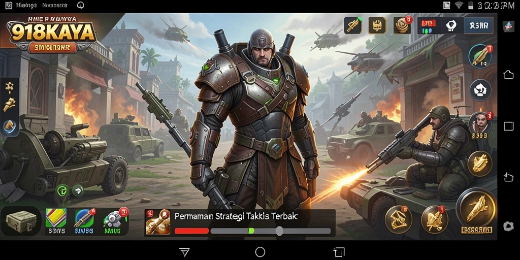 Tampilan gameplay 918KAYA yang intens dan penuh strategi.