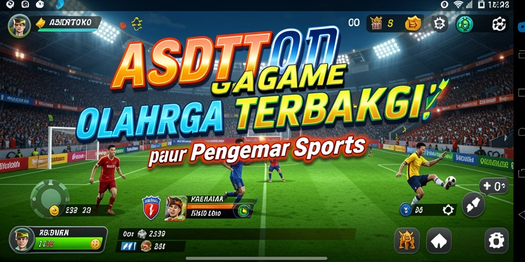 Tampilan gameplay ASDTOTO yang menarik dengan aksi olahraga yang seru.
