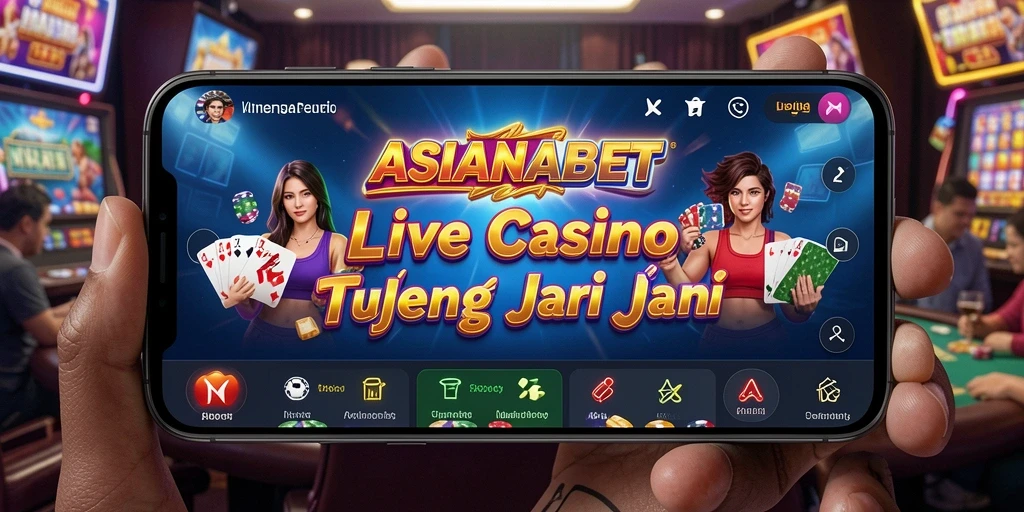 Tampilan gameplay menarik dari <strong>ASIANABET</strong>, menampilkan dealer dan pemain dalam suasana kasino langsung.