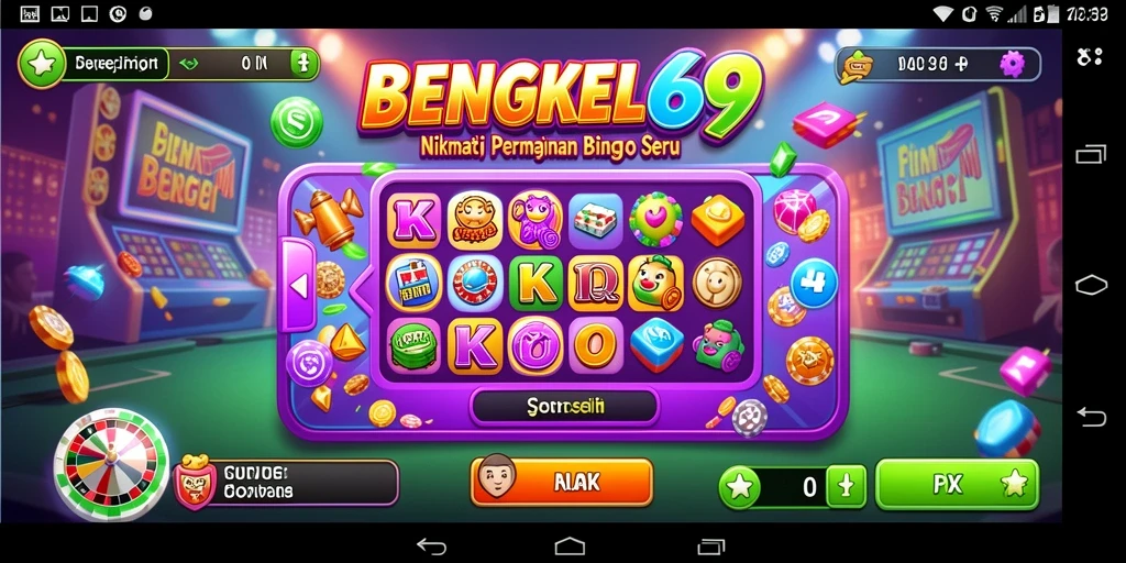 Tampilan gameplay Bingo di BENGKEL69 yang menarik.
