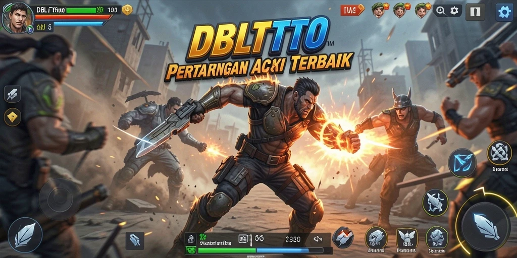 Tangkapan layar gameplay DBLTOTO yang intens dan penuh aksi.