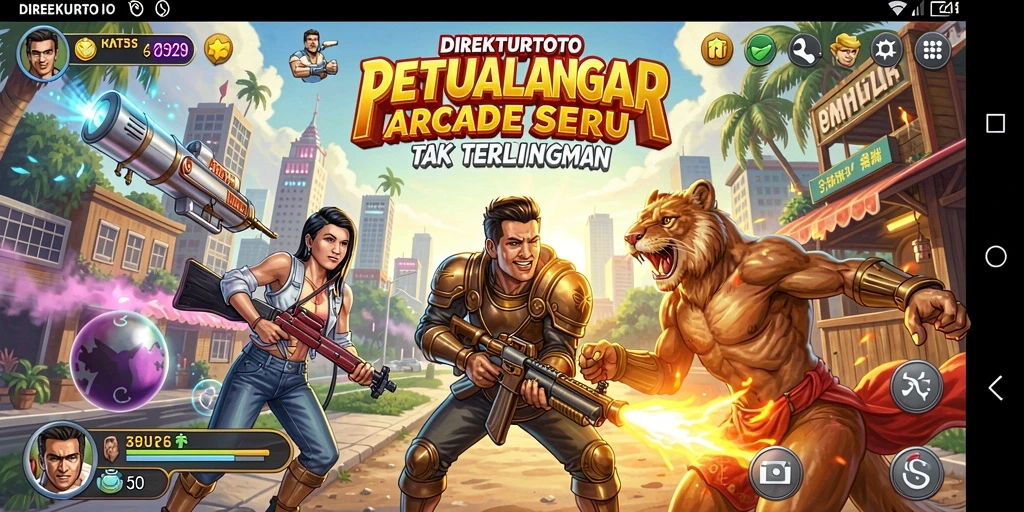 Tampilan gameplay seru dari DIREKTURTOTO dengan tantangan menantang.