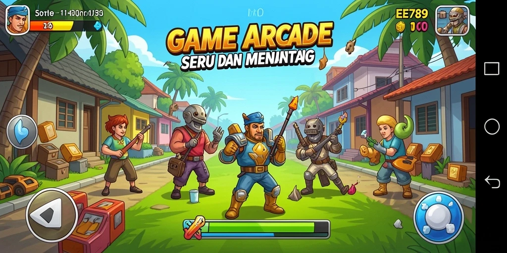 Screenshot gameplay EE789 dengan aksi seru dan grafis menarik.
