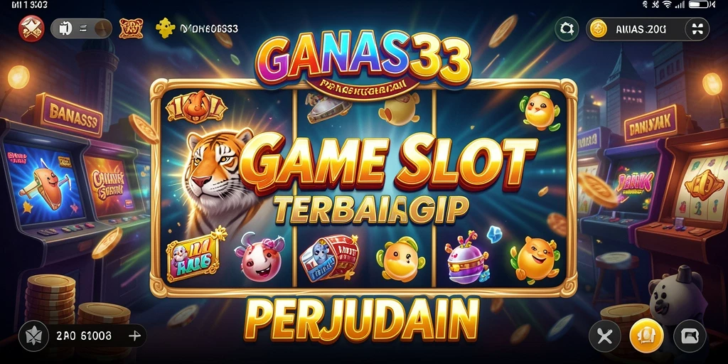 Tampilan gameplay seru di GANAS33 dengan berbagai tema Slot.
