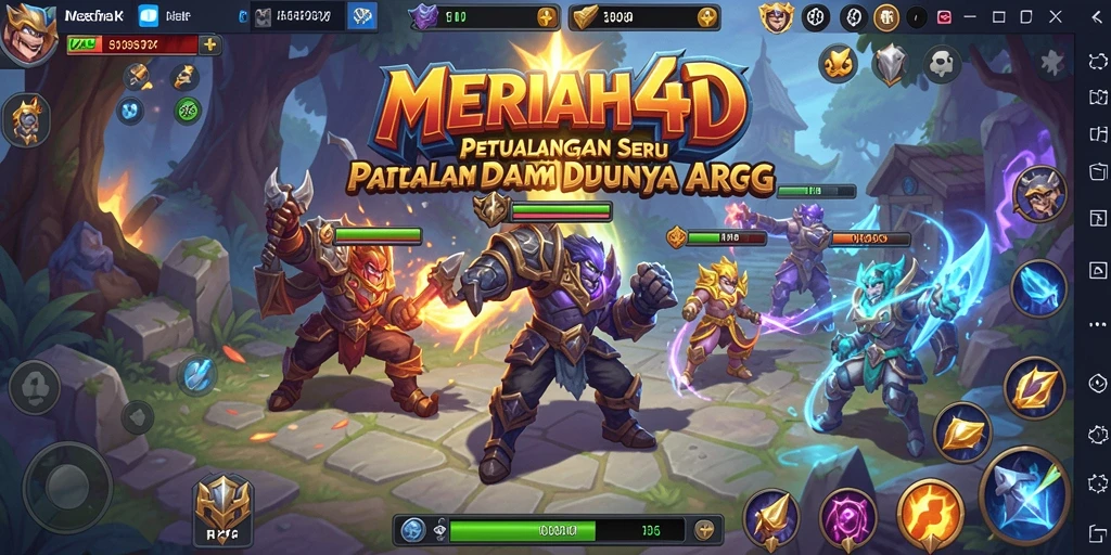 Tampilan gameplay ARPG yang mendebarkan di MERIAH4D.