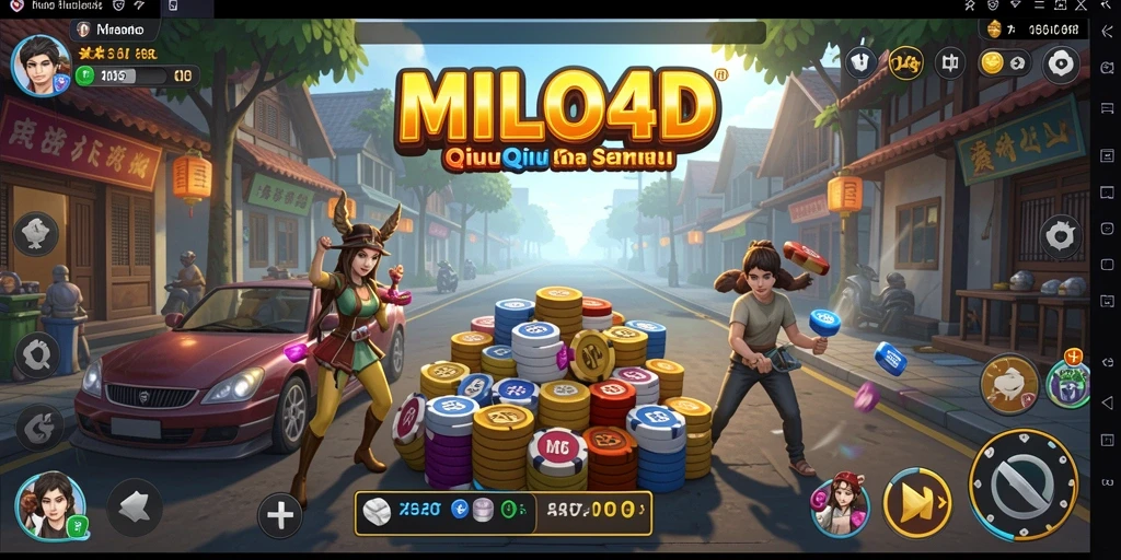 Screenshot gameplay QiuQiu yang seru dan menantang.
