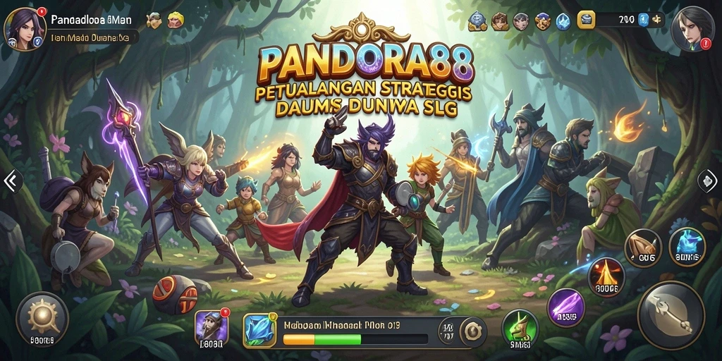Tampilan gameplay menarik dari PANDORA88 dalam strategi SLG.