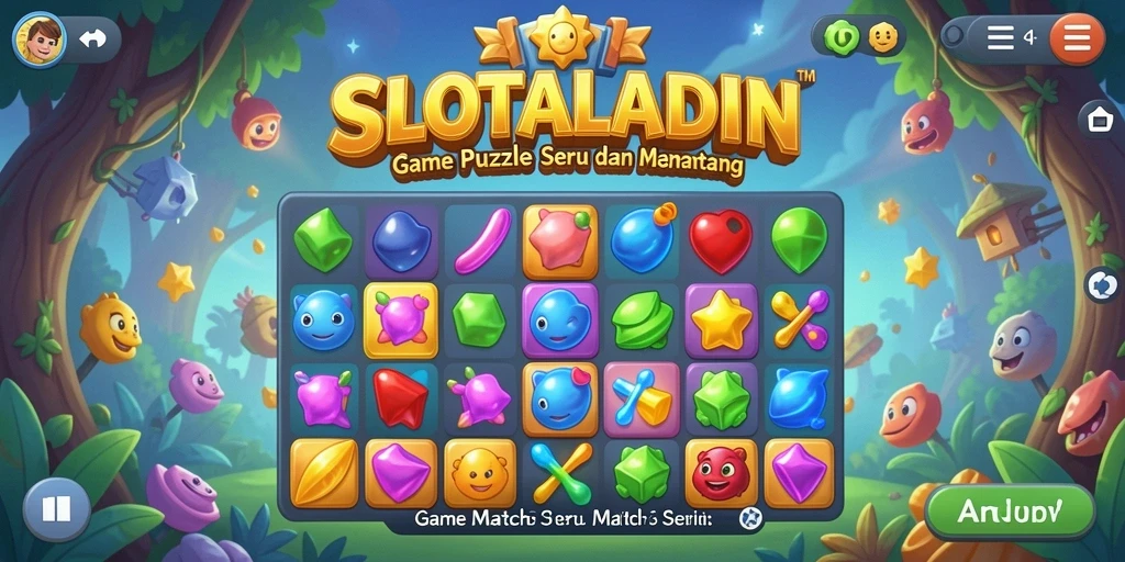 Screenshot utama SLOTALADIN menampilkan gameplay seru dan menarik.