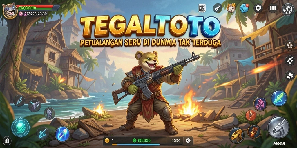 Screenshot TEGALTOTO menampilkan aksi seru dalam petualangan gameplay.